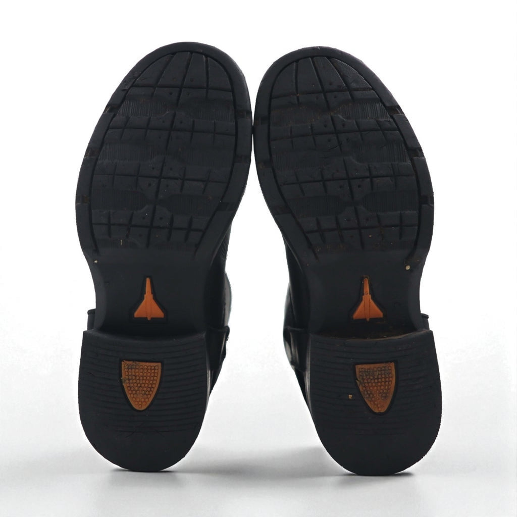 Vintage Engineer Boots エンジニアブーツ バイカー リングブーツ 28.5cm ブラック MOTOR MELYBOOTS