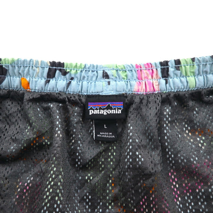patagonia バギーズショーツ Baggies Short-5inch ショートパンツ L ブルー ナイロン 総柄 鳥 57021