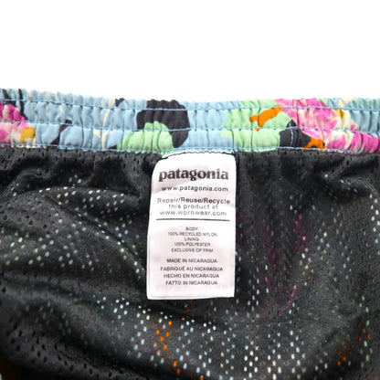 patagonia バギーズショーツ Baggies Short-5inch ショートパンツ L ブルー ナイロン 総柄 鳥 57021