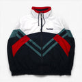 Hummel 90s Nylon Track Jacket, White, XL, Oversized
