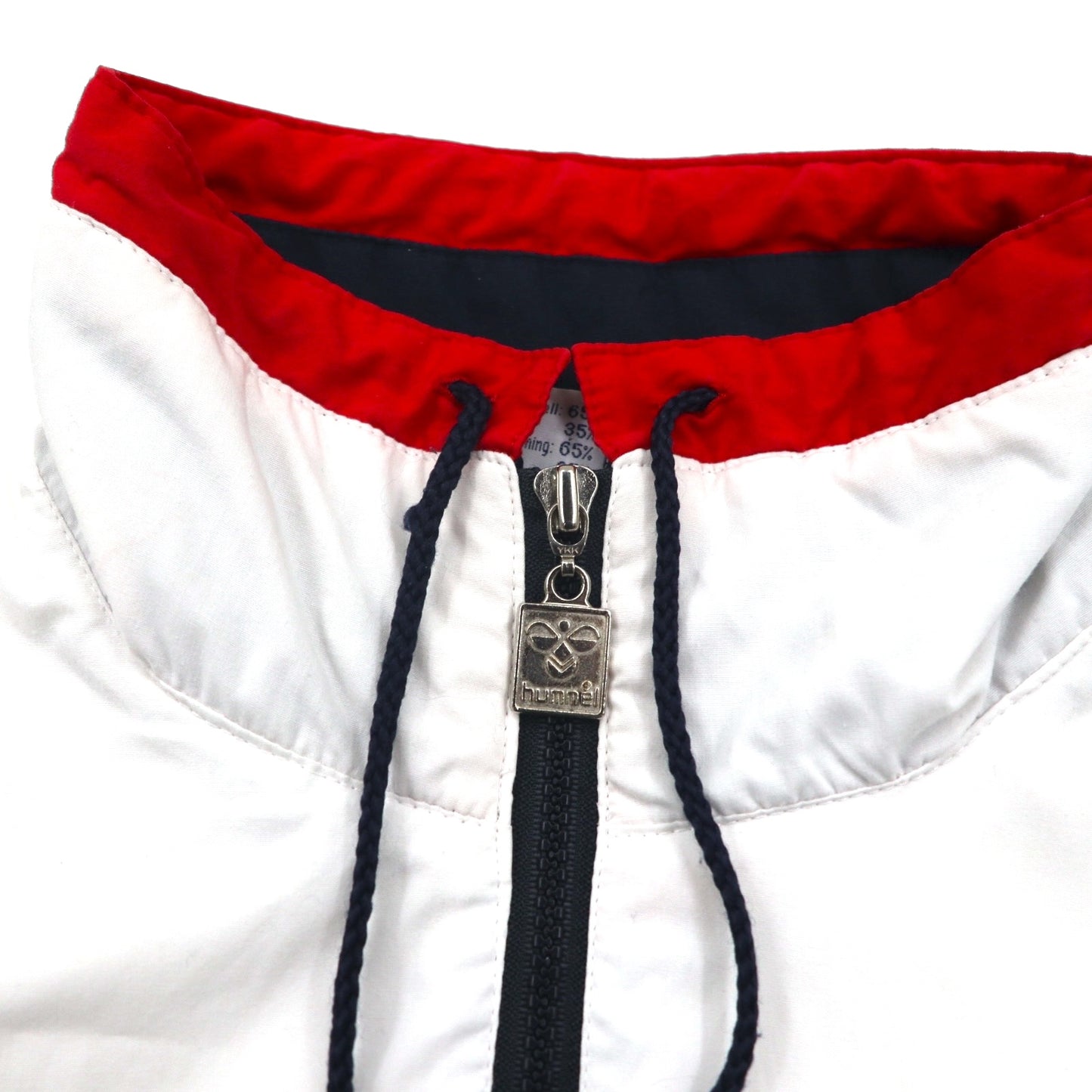 Hummel 90s Nylon Track Jacket, White, XL, Oversized