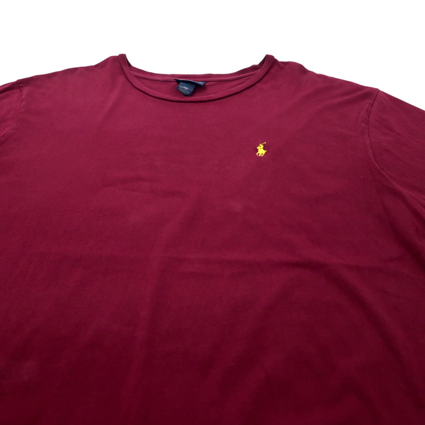 Polo by Ralph Lauren ワンポイントロゴTシャツ XXL パープル コットン ビッグサイズ
