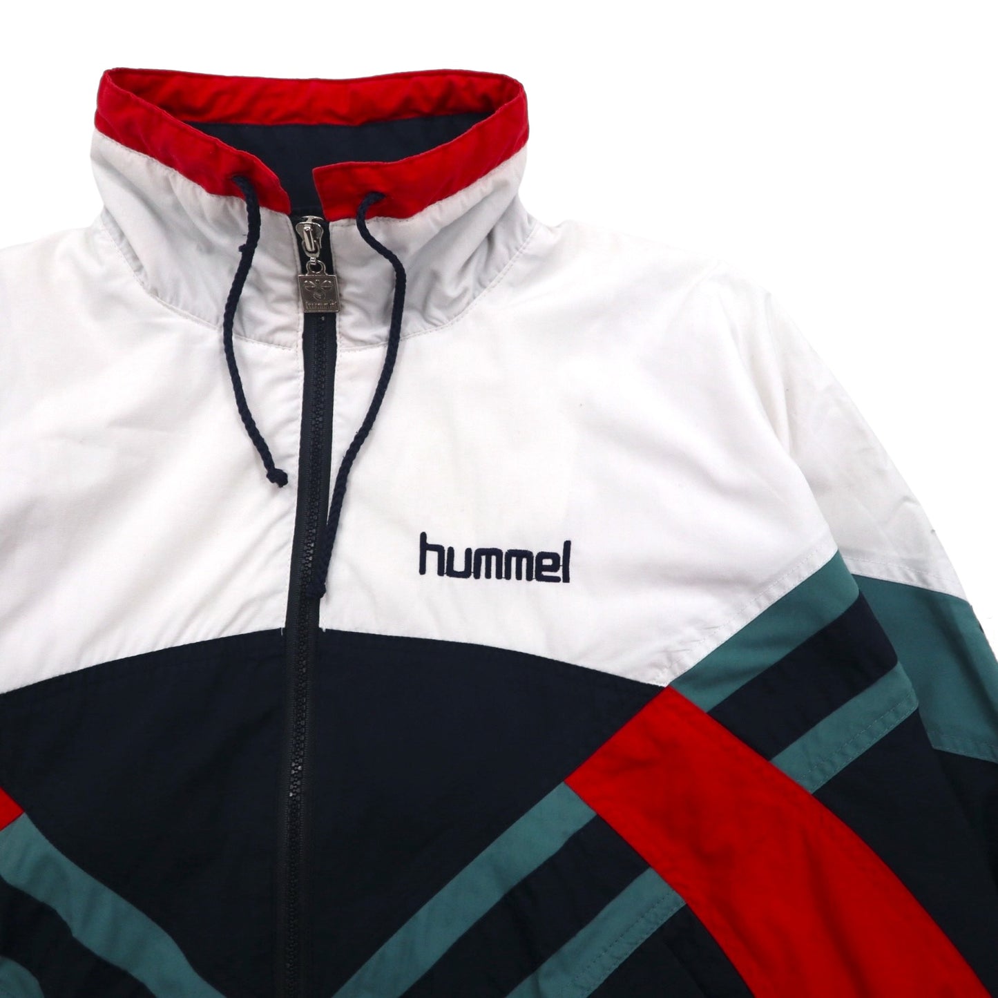 Hummel 90s Nylon Track Jacket, White, XL, Oversized
