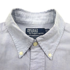 Polo Ralph Lauren 90s Oxford Button-Down Shirt, Size L, Blue, YARMOTH Small Pony Embroidery