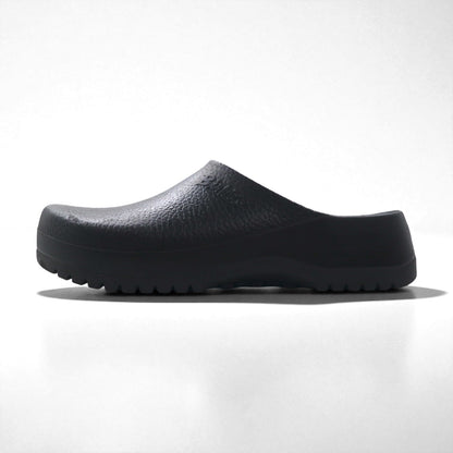 Birkenstock Super Birki Clog Sandals 28.5cm Black PU Leather Made in Germany