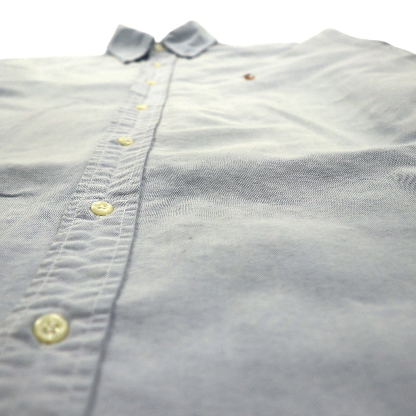 Polo Ralph Lauren 90年代 オックスフォード ボタンダウン シャツ L ブルー YARMOTH スモールポニー刺繡