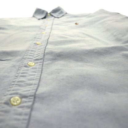 Polo Ralph Lauren 90年代 オックスフォード ボタンダウン シャツ L ブルー YARMOTH スモールポニー刺繡