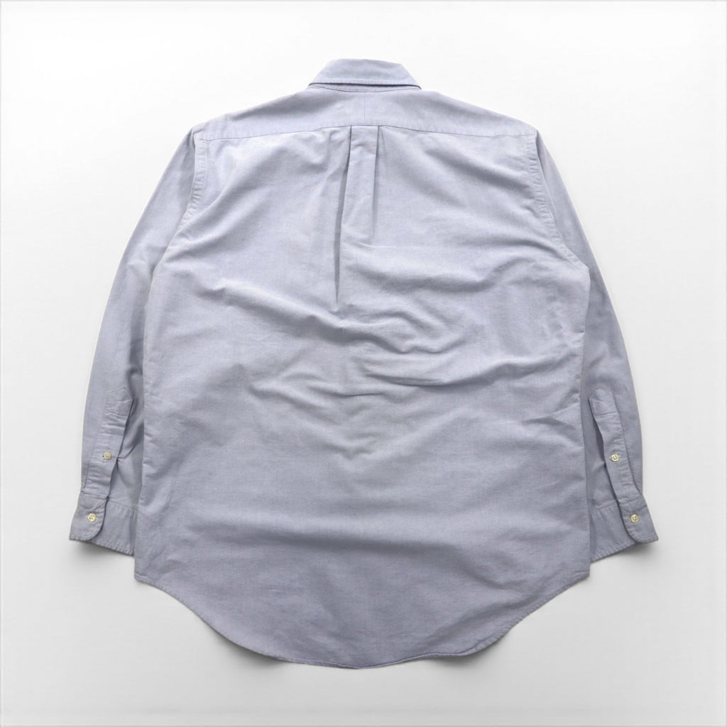Polo Ralph Lauren 90s Oxford Button-Down Shirt, Size L, Blue, YARMOTH Small Pony Embroidery