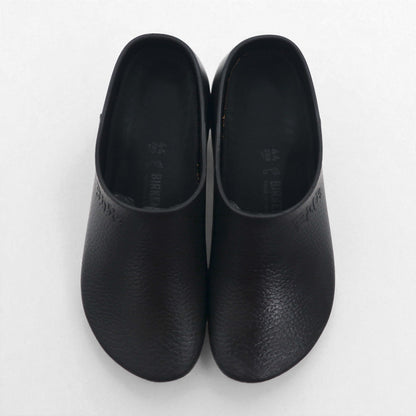 Birkenstock Super Birki Clog Sandals 28.5cm Black PU Leather Made in Germany