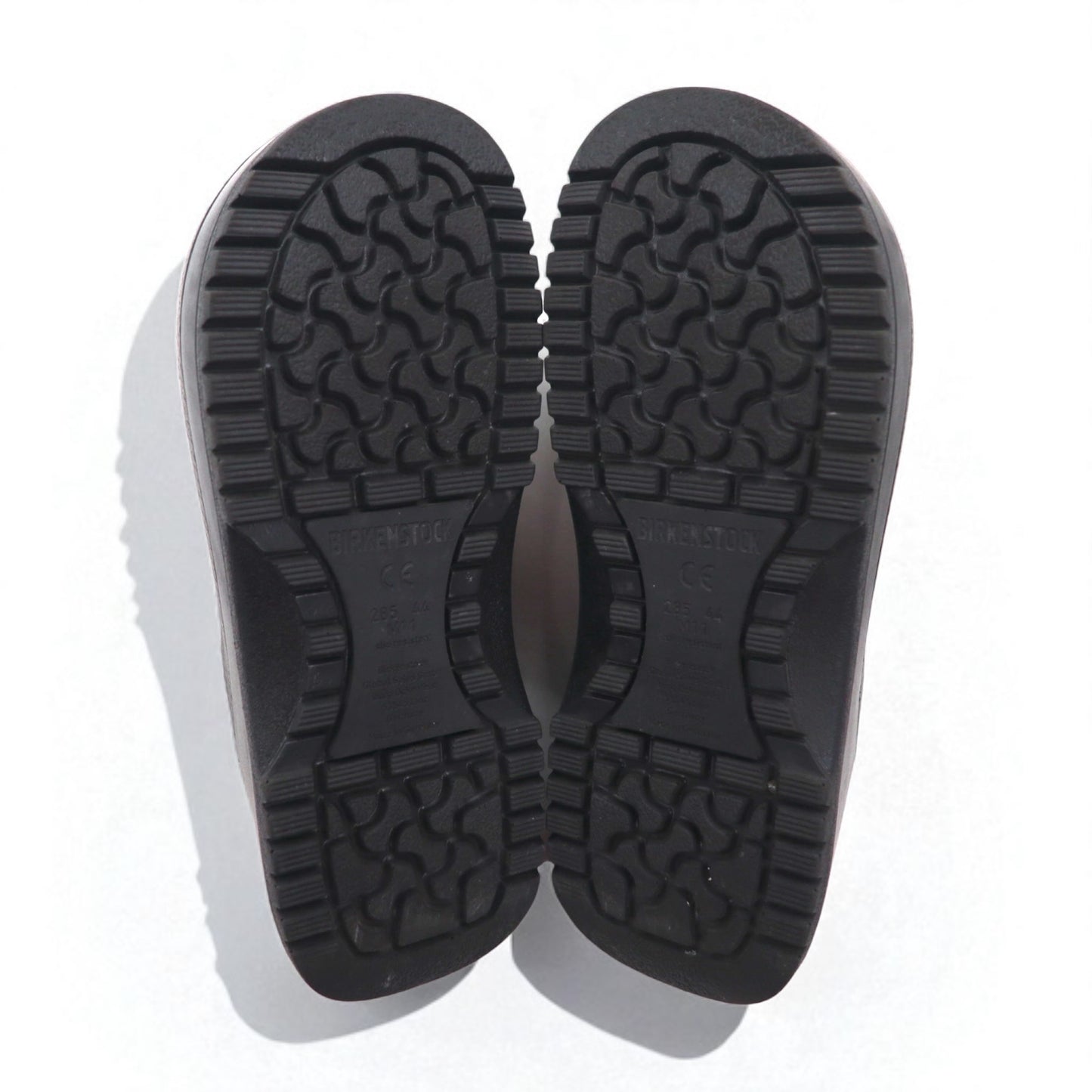 Birkenstock Super Birki Clog Sandals 28.5cm Black PU Leather Made in Germany