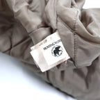 HUNTING WORLD Field Jacket 40 Brown Polyester Filling Quilted Liner Drawcord riri Zip Made in Italy