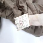 HUNTING WORLD Field Jacket 40 Brown Polyester Filling Quilted Liner Drawcord riri Zip Made in Italy