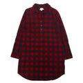 日本然リトテ-古着オンライン-L.L.Bean リラックスフィット フランネルシャツ ワンピース S レッド ブラック コットン スリランカ製-L.L.Bean Relaxed Fit Flannel Shirt Dress S Red Black Cotton Sri Lanka Made