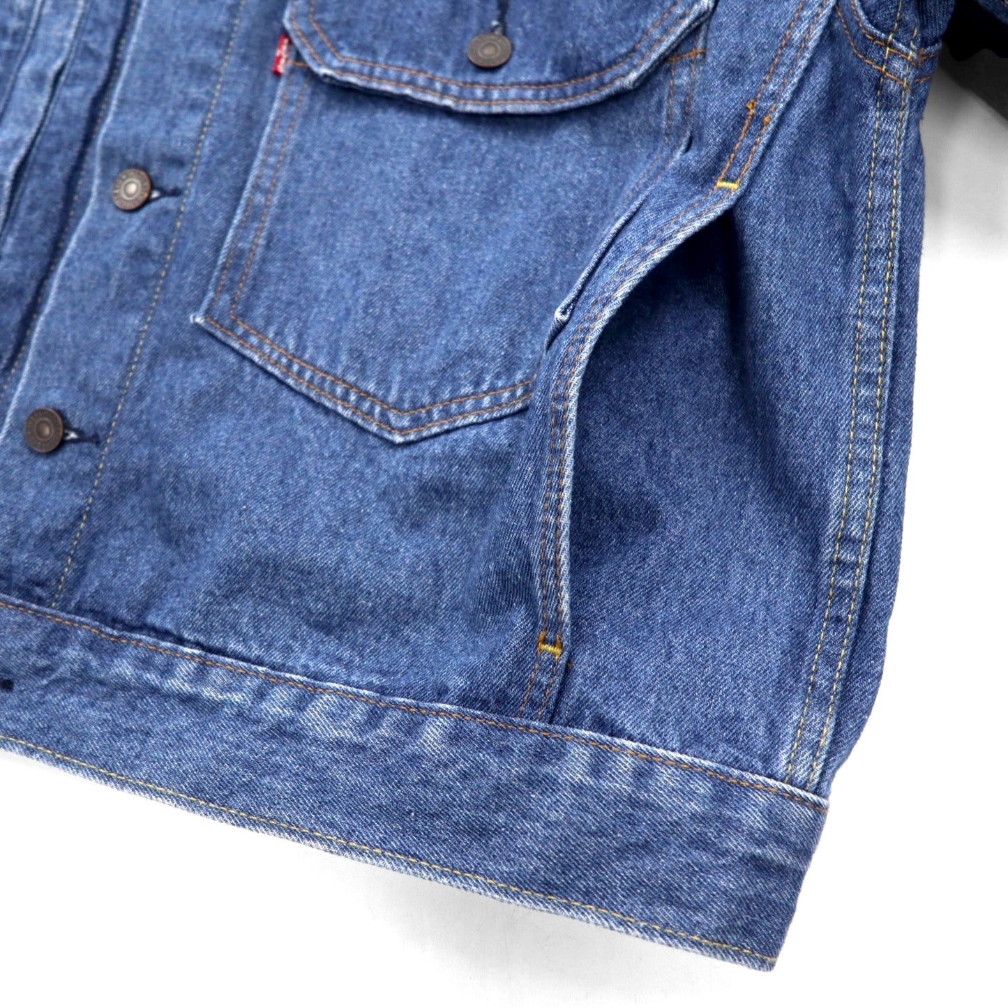 Levi's PREMIUM 1st Type Big E Denim Trucker Jacket, Stay Loose, Size Small, Indigo, A0638-0000
