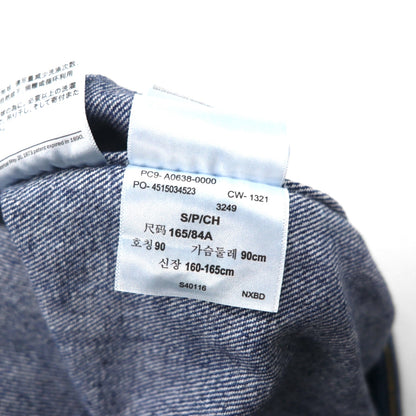 Levi's PREMIUM 1st Type Big E Denim Trucker Jacket, Stay Loose, Size Small, Indigo, A0638-0000