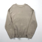 crepuscule モスステッチ プルオーバー ニット セーター 鹿の子 M ベージュ MOSS STITCH P/O ビッグサイズ 1901-001