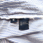 Polo by Ralph Lauren 90年代 シアサッカー ショートパンツ ハーフパンツ L ブルー ホワイト ストライプ スリランカ製
