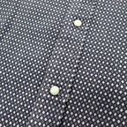 Wrangler 90s All-Over Print Western Shirt, Medium, Grey, Cotton, Front Pocket