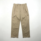Polo Ralph Lauren 90年代 ポロチノ 2タック ワイド チノパンツ ワークパンツ L ベージュ ANDREW PANT プリーツ