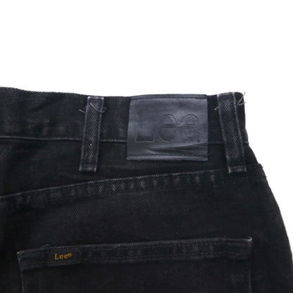 Lee ストレート ジーンズ REGULAR FIT STRAIGHT JEANS ブラックデニムパンツ L ジッパーフライ USAモデル 2008908 メキシコ製