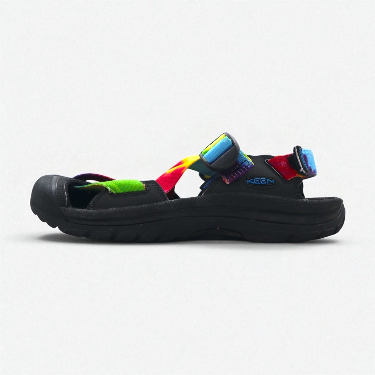 KEEN ZERRAPORT II Outdoor Sports Sandals, Size 28cm, Multi-Tie-Dye, Black