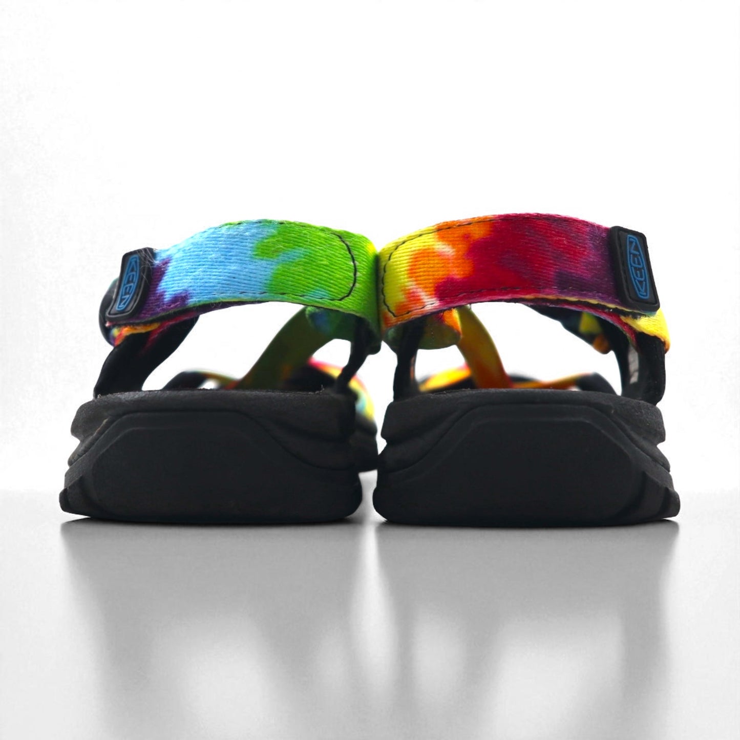 KEEN ZERRAPORT II Outdoor Sports Sandals, Size 28cm, Multi-Tie-Dye, Black