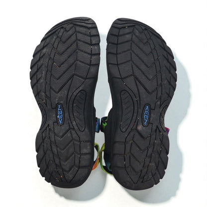 KEEN ZERRAPORT II Outdoor Sports Sandals, Size 28cm, Multi-Tie-Dye, Black