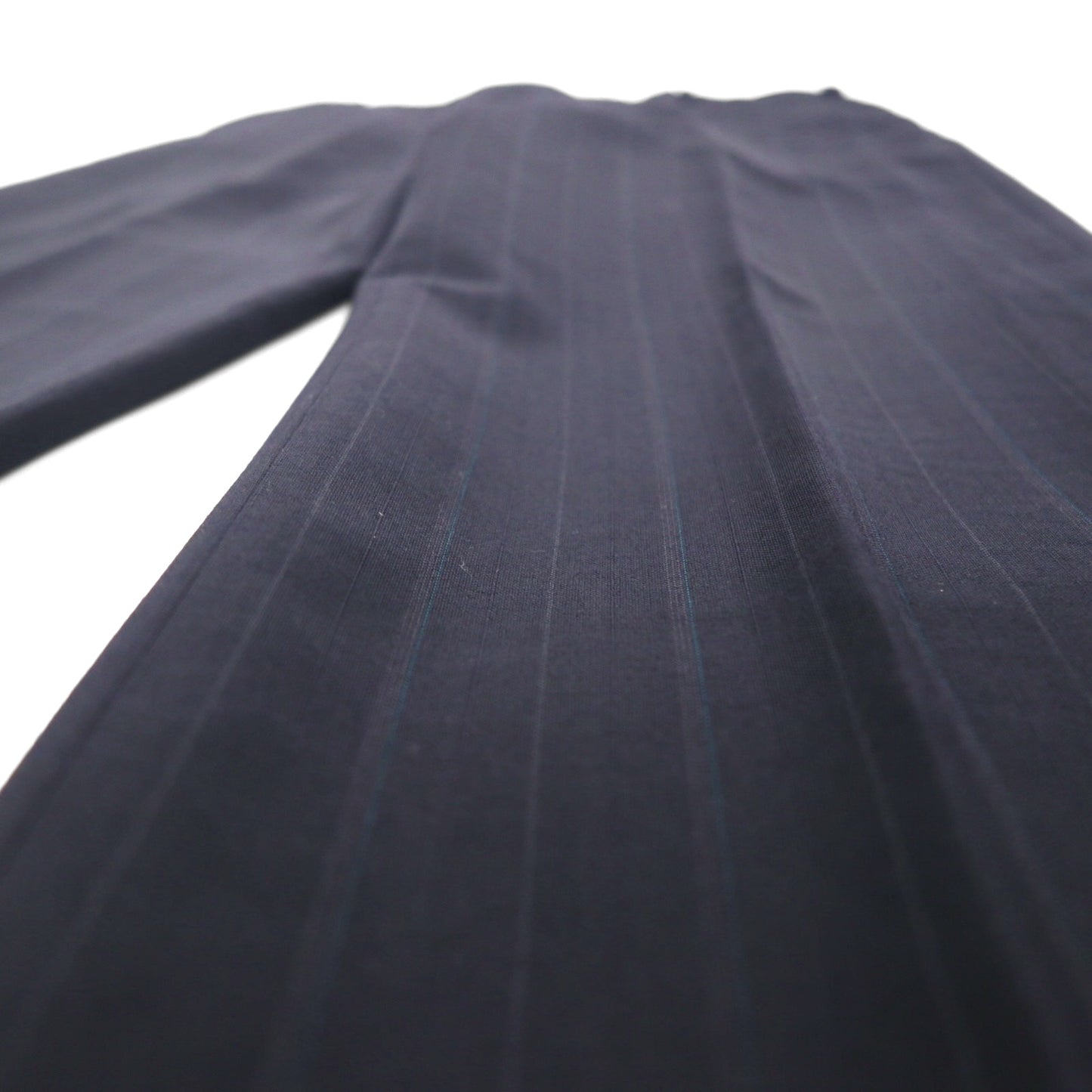 BURBERRY 日本製 ピークドラペル ダブル ブレザー セットアップ スーツ M ウール モヘア ストライプ WOOL＆MOHAIR