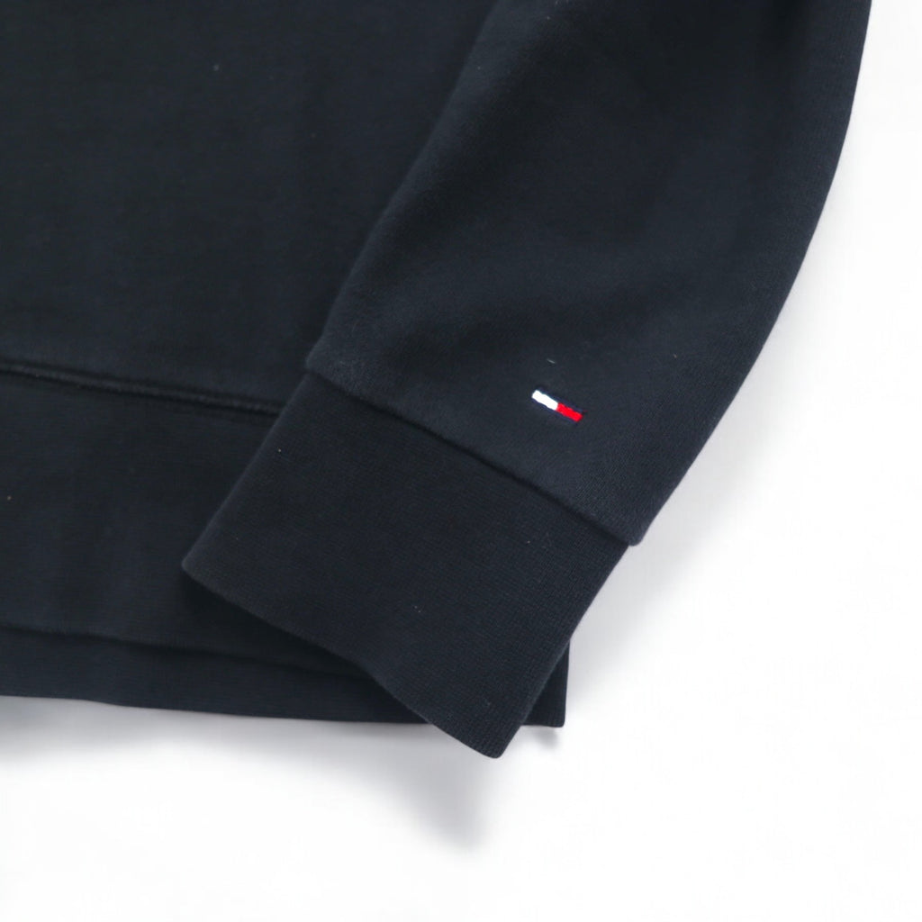 HILFIGER DENIM (TOMMY HILFIGER) NY Print Sweatshirt L Black people's place original Made in Turkey