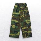 Vintage 90s Italian Army Tech Pants EI 90s Italian Army Military Nylon Pants Rain Pants M Khaki Woodland Camouflage Waterproof