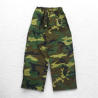Vintage 90s Italian Army Tech Pants EI 90s Italian Army Military Nylon Pants Rain Pants M Khaki Woodland Camouflage Waterproof
