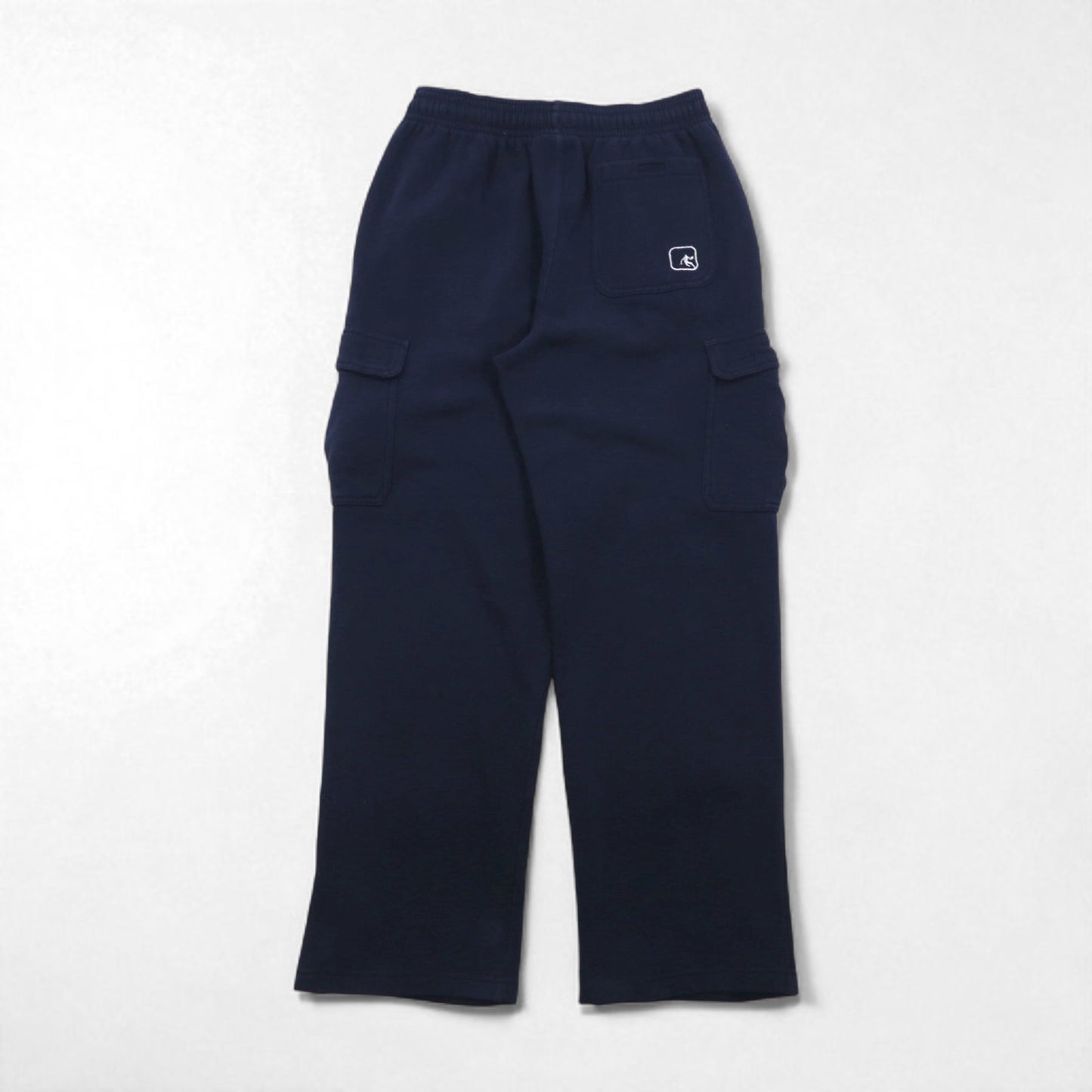 AND1 90s Wide-leg Sweatpants, Baggy Cargo Pants, Size M, Navy, Cotton