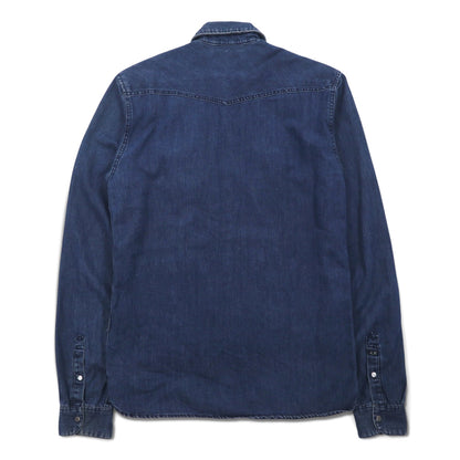 SCOTCH &amp; SODA Denim Western Shirt S Indigo Blue THE ONLY WAY IS BLAUW