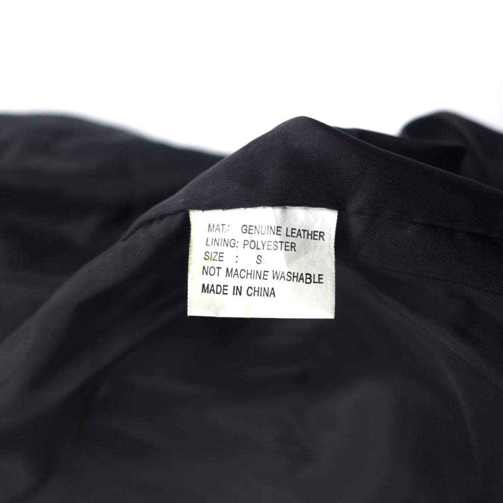 90s patchwork leather coat, XL, black leather, patchwork, belt included