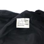 90s patchwork leather coat, XL, black leather, patchwork, belt included