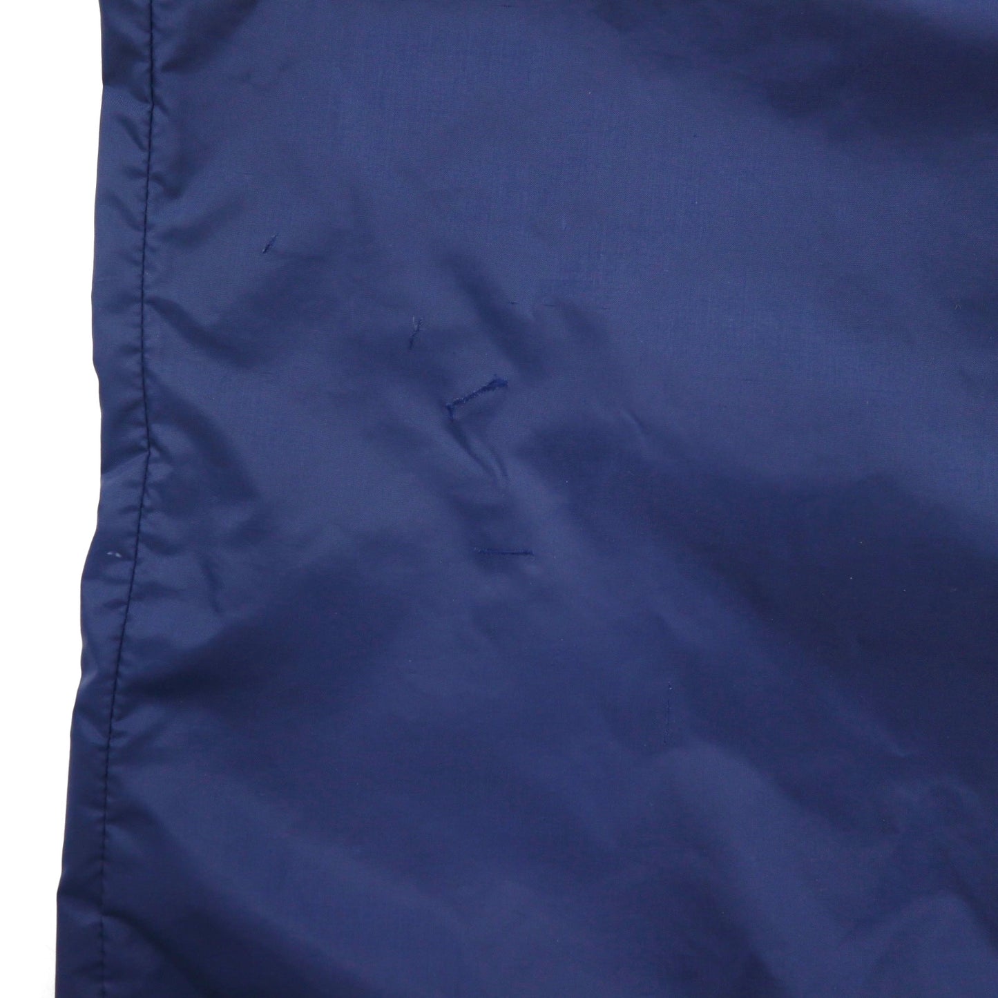 Adidas 1970s Nylon Parka Jacket, Size XL, Navy, with Hood Storage, Made in Former Yugoslavia