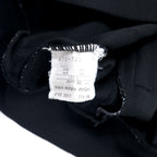 adidas 90s Descente Track Jacket Jersey XO Black Polyester Trefoil Logo Made in Japan