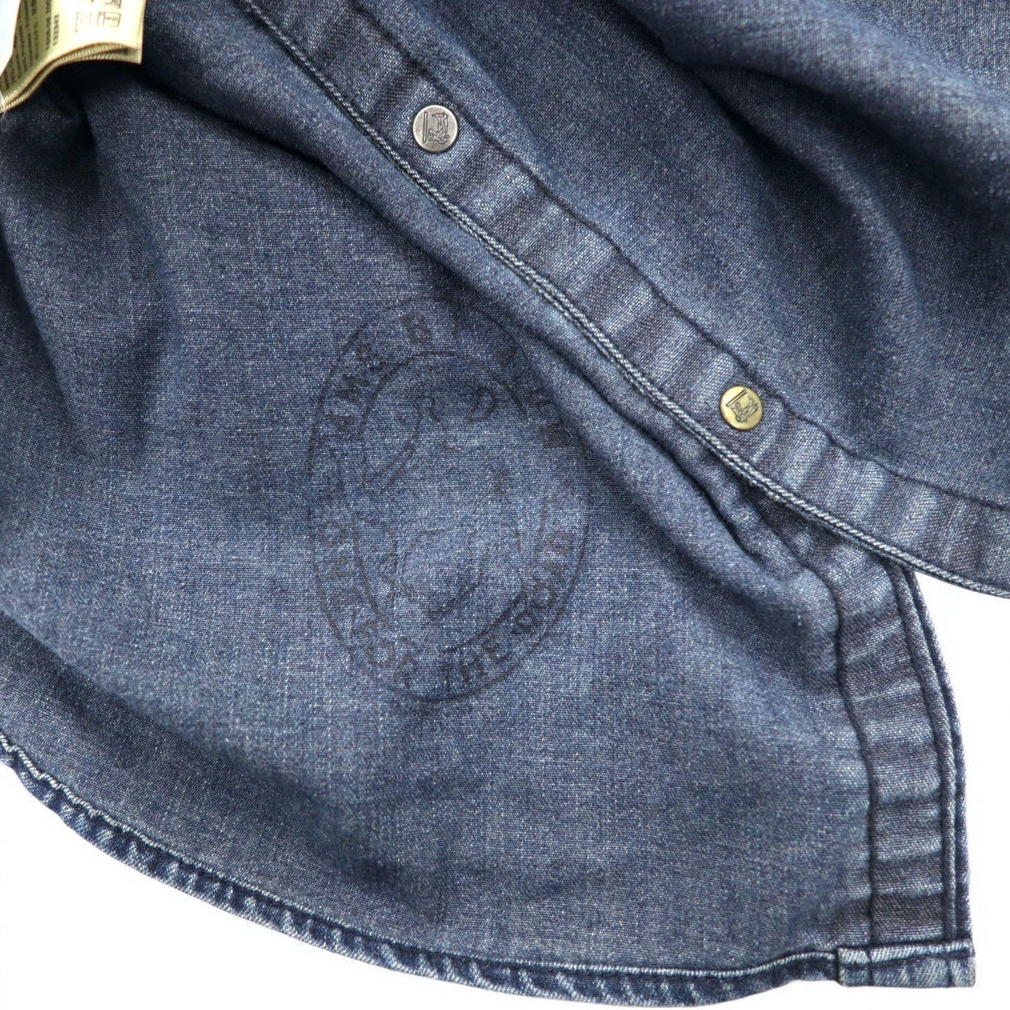 SCOTCH &amp; SODA Denim Western Shirt S Indigo Blue THE ONLY WAY IS BLAUW