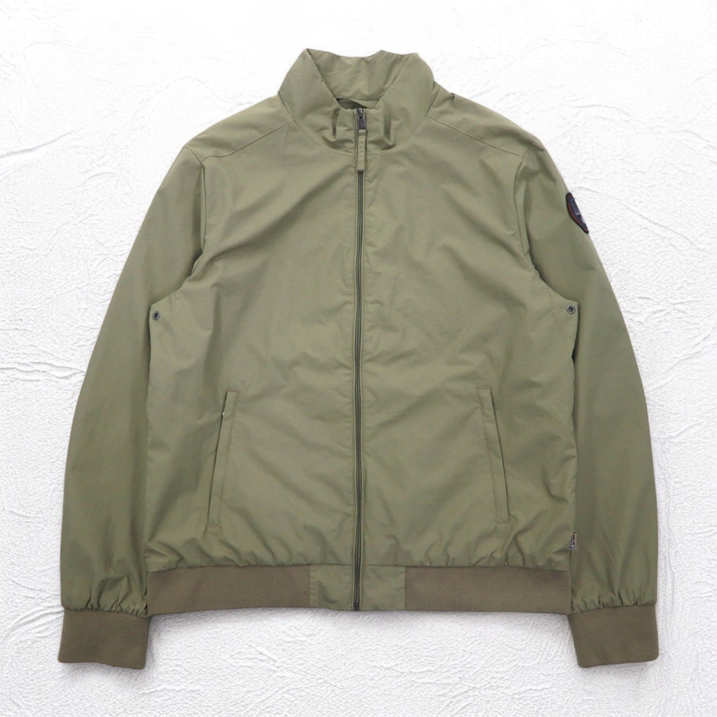 NAPAPIJRI Windbreaker Flight Jacket XXL Beige Waterproof Mesh Liner N0YHBW