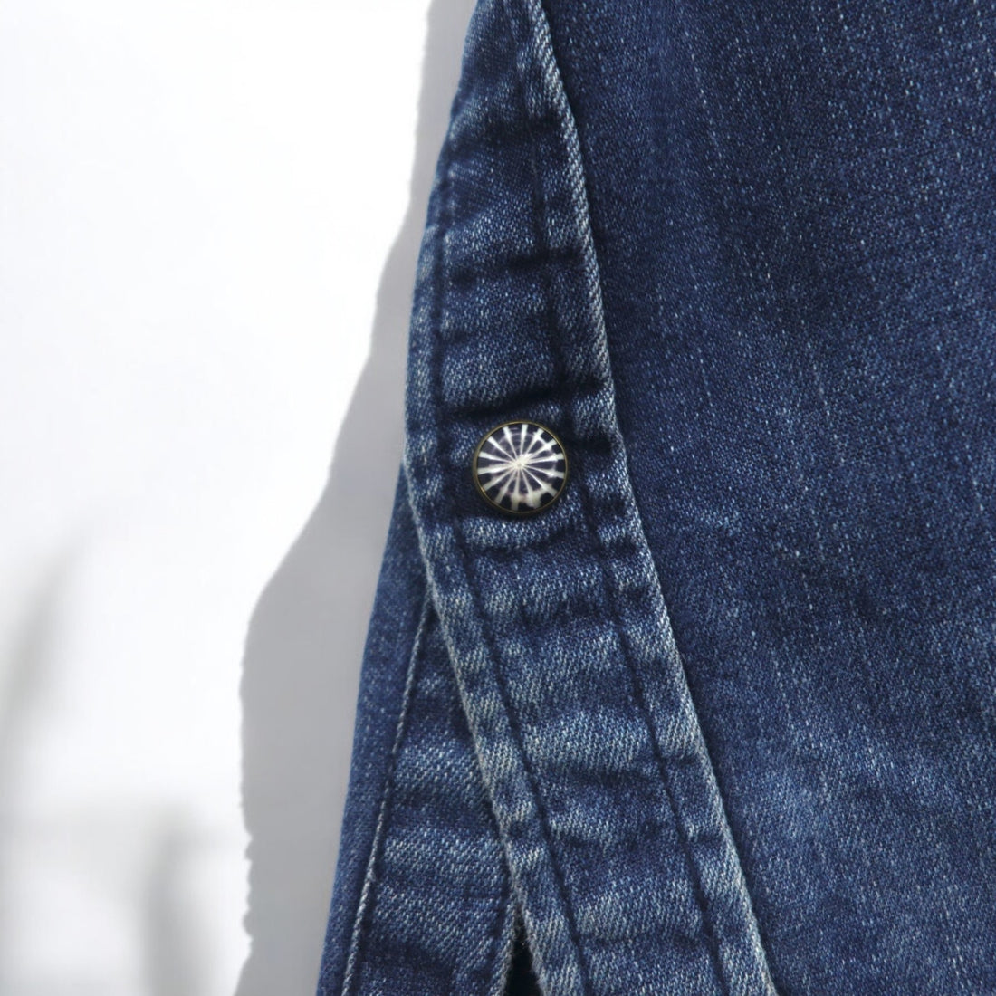 SCOTCH &amp; SODA Denim Western Shirt S Indigo Blue THE ONLY WAY IS BLAUW