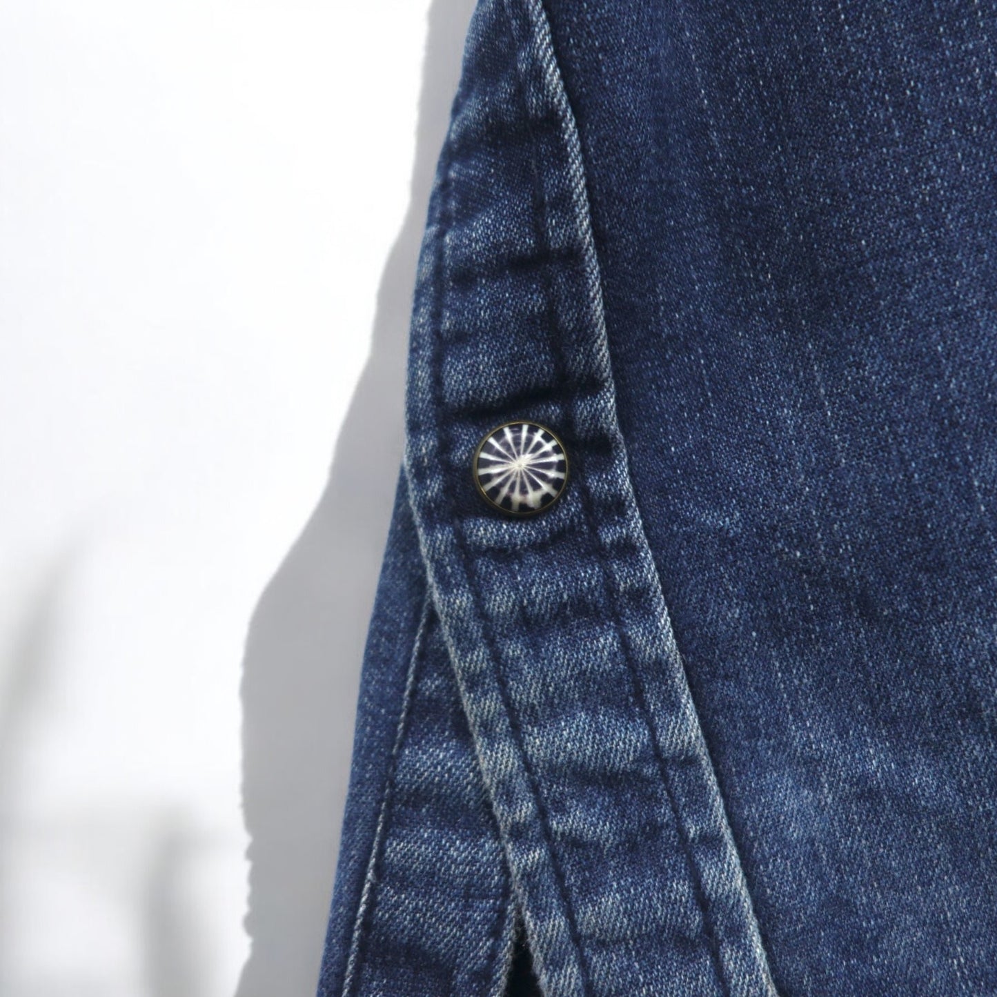 SCOTCH &amp; SODA Denim Western Shirt S Indigo Blue THE ONLY WAY IS BLAUW