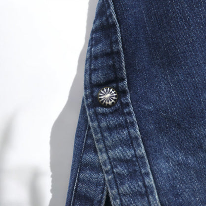 SCOTCH &amp; SODA Denim Western Shirt S Indigo Blue THE ONLY WAY IS BLAUW