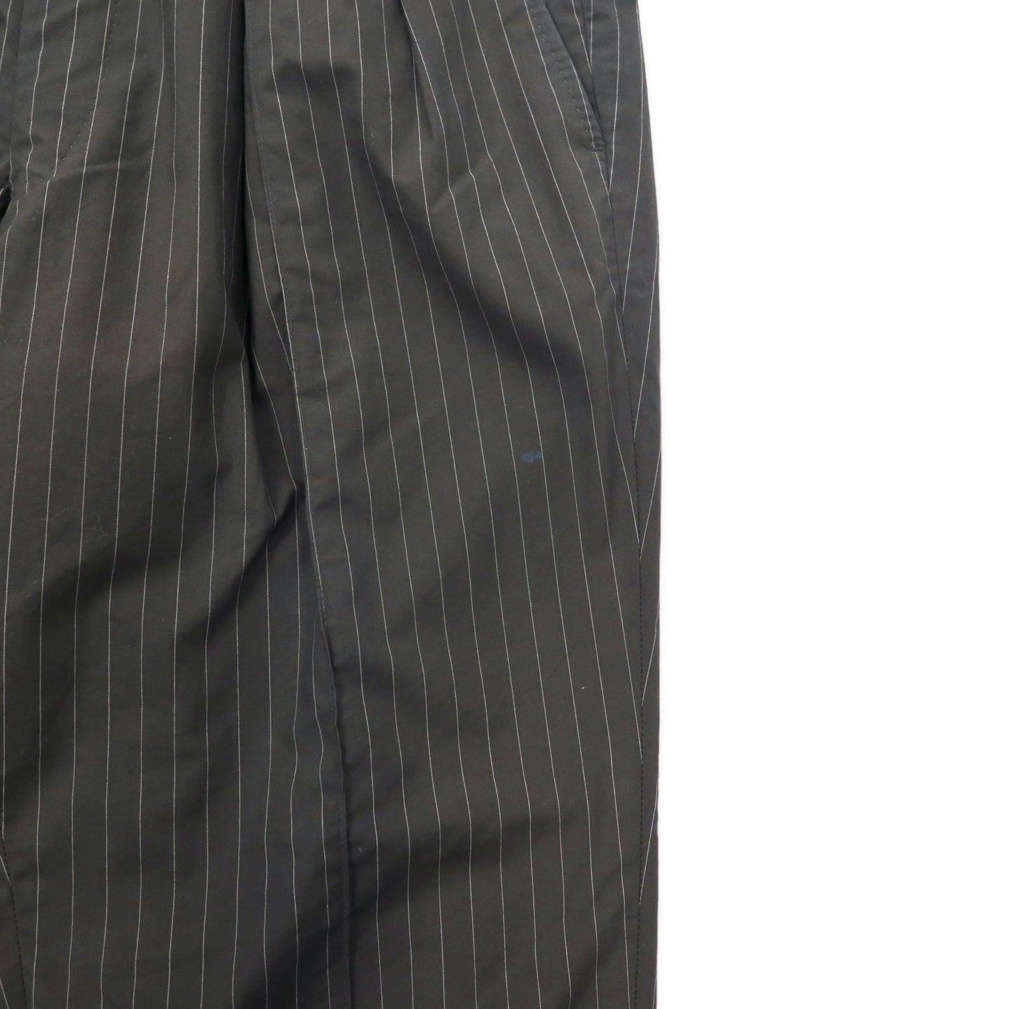 RAINMAKER 2 Tack Tapered Slacks Pants 46 Gray Striped Cotton RM161 
