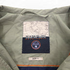 NAPAPIJRI Windbreaker Flight Jacket XXL Beige Waterproof Mesh Liner N0YHBW