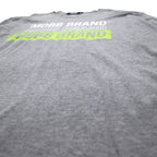 MOBB. × Champion ロングスリーブ Tシャツ ロンT XL グレー 袖プリント エルサルバドル製