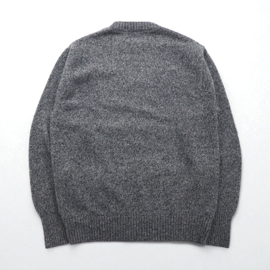 PENDLETON シェットランドウール クルーネック ニット セーター L グレー SHETLAND WASHABLE WOOL AF632-61322