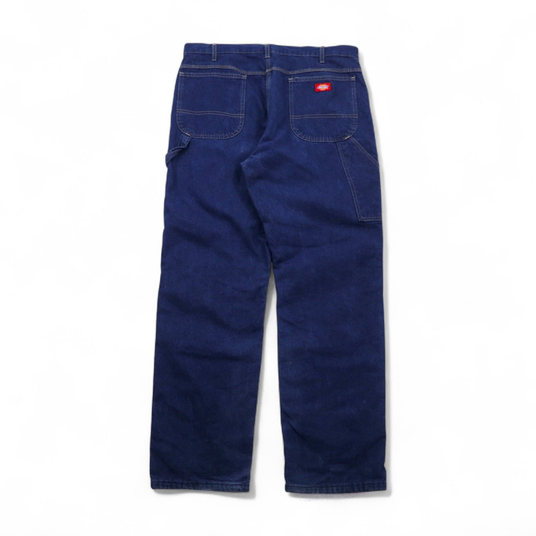 Dickies Painter Denim Pants, Size XL, Indigo, Blue Cotton, Check Lining, 59294, Made in Mexico