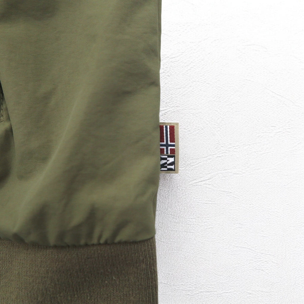 NAPAPIJRI Windbreaker Flight Jacket XXL Beige Waterproof Mesh Liner N0YHBW