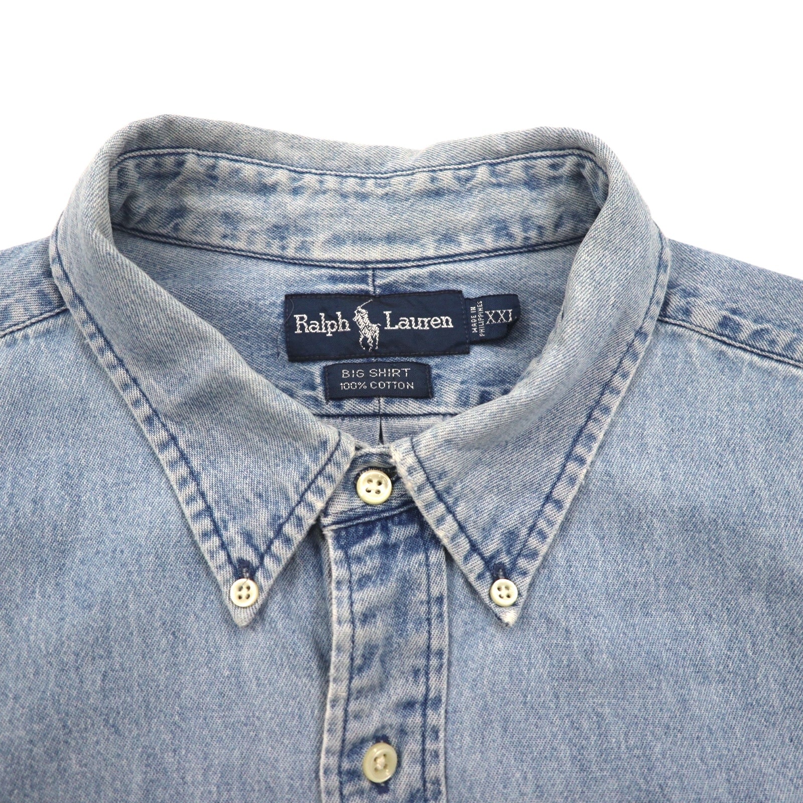 Polo Ralph Lauren 90年代 BIG SHIRT ボタンダウン デニム