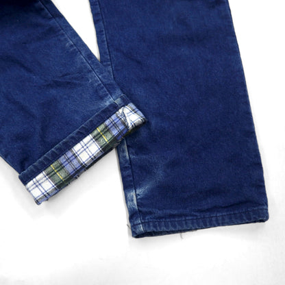 Dickies ペインター デニムパンツ XL インディゴ ブルー コットン 裏地チェック 59294 メキシコ製